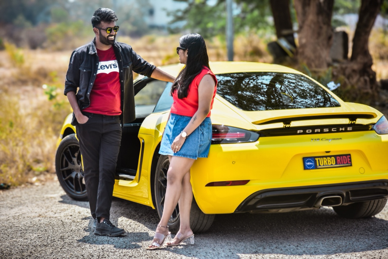 Gayathri R's Porsche drive experience